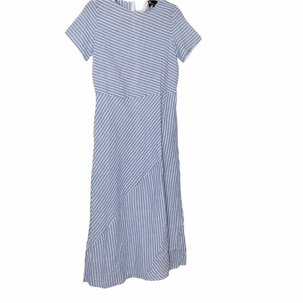 Just FASHION NOW blue striped maxi dress. SZ S